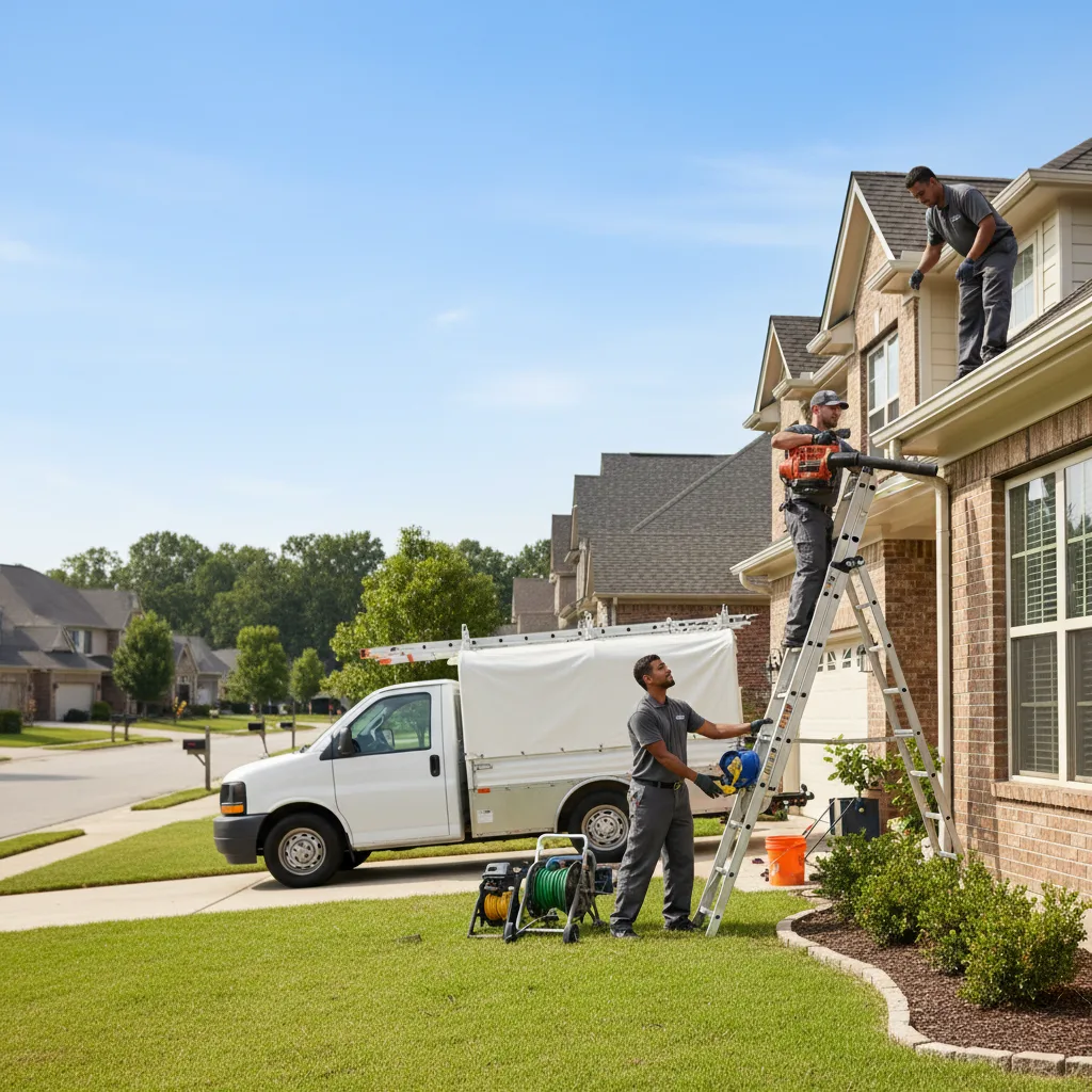 Home Gutter Service in Le Roy, IL near me